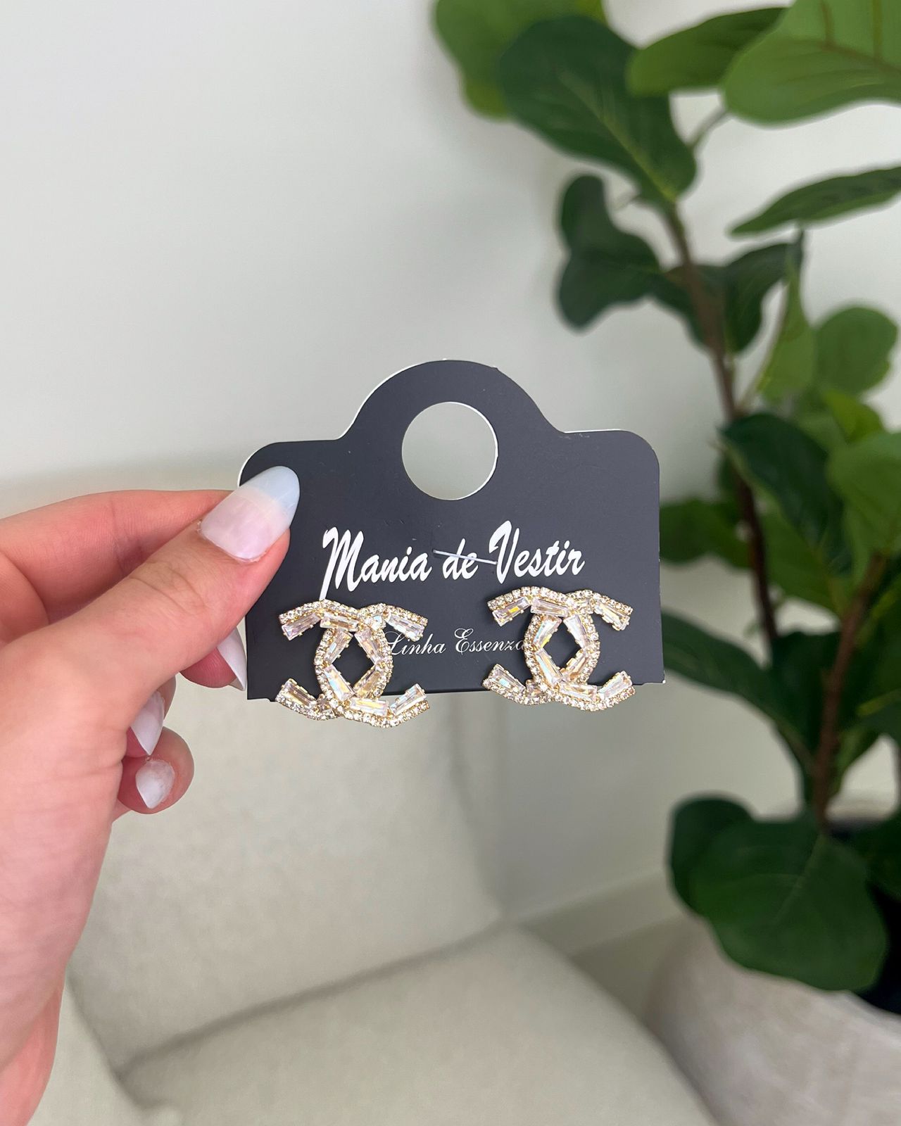 Brinco Dourado Mania Essenza 124079