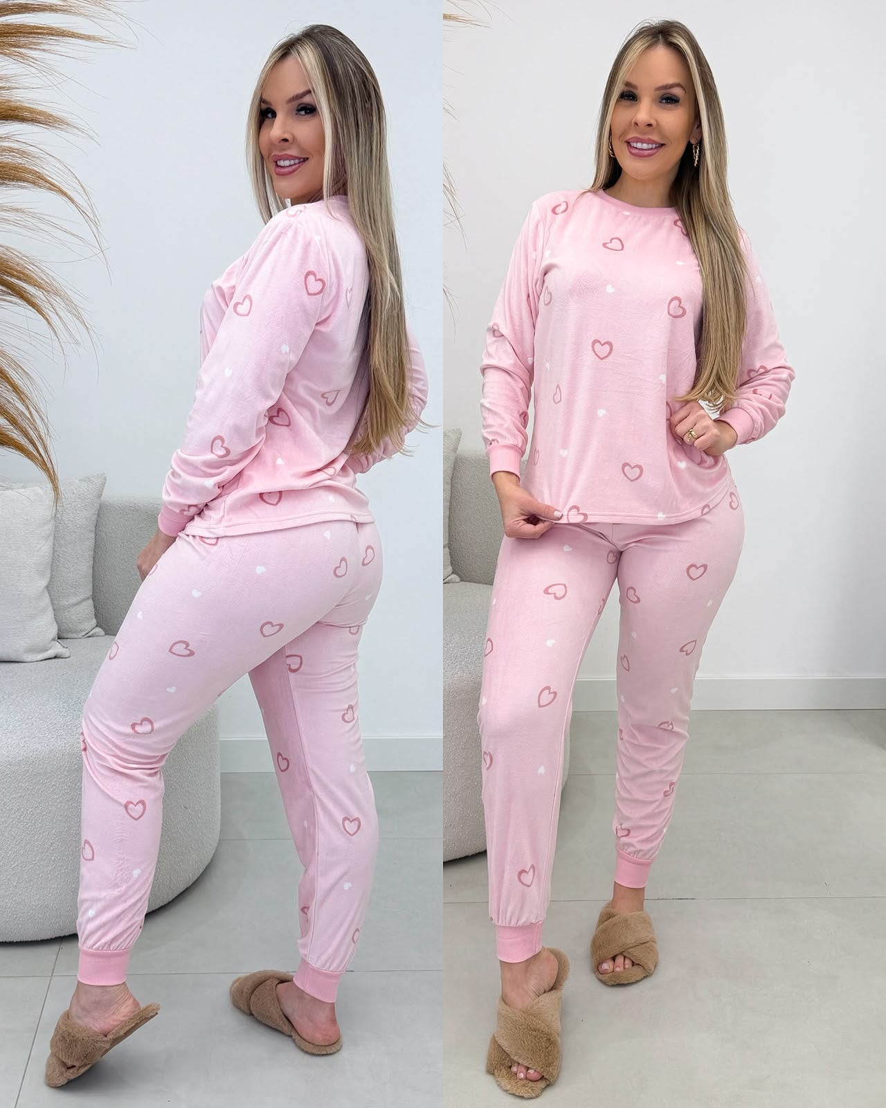 Pijama Plush Mirela Rosa 134693