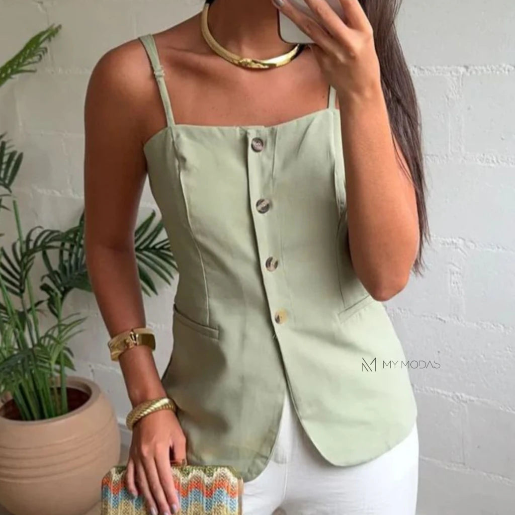 Blusa Drika Alfaiataria Marrante