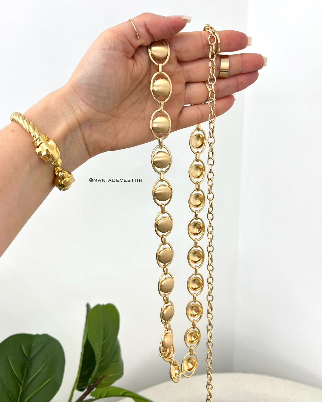 Cinto Ester Dourado 113561