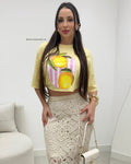 Cropped Bárbara Amarelo 106881