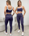Conjunto Fitness Bruna Lilás 135568