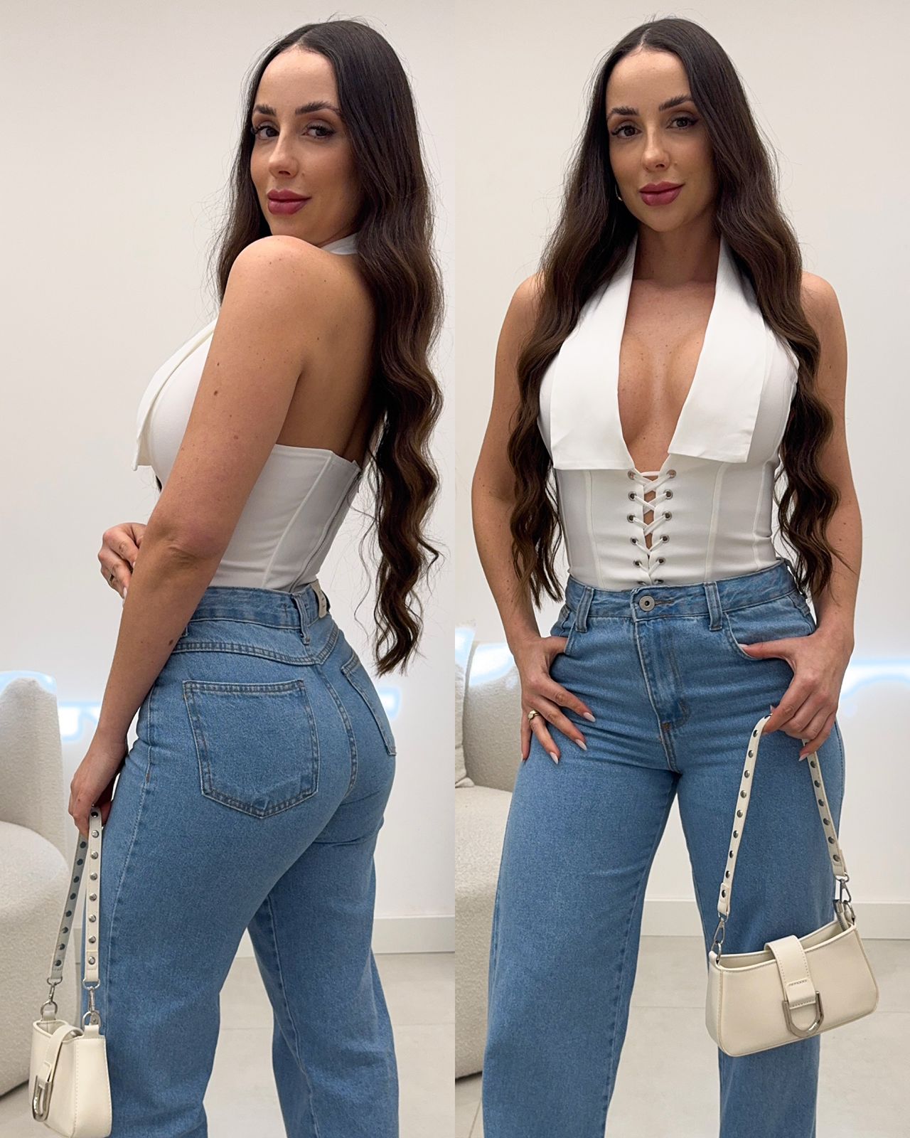 Cropped Colete Vitória Off 134786
