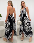 Vestido Kavya Mandala Black/Off 123840