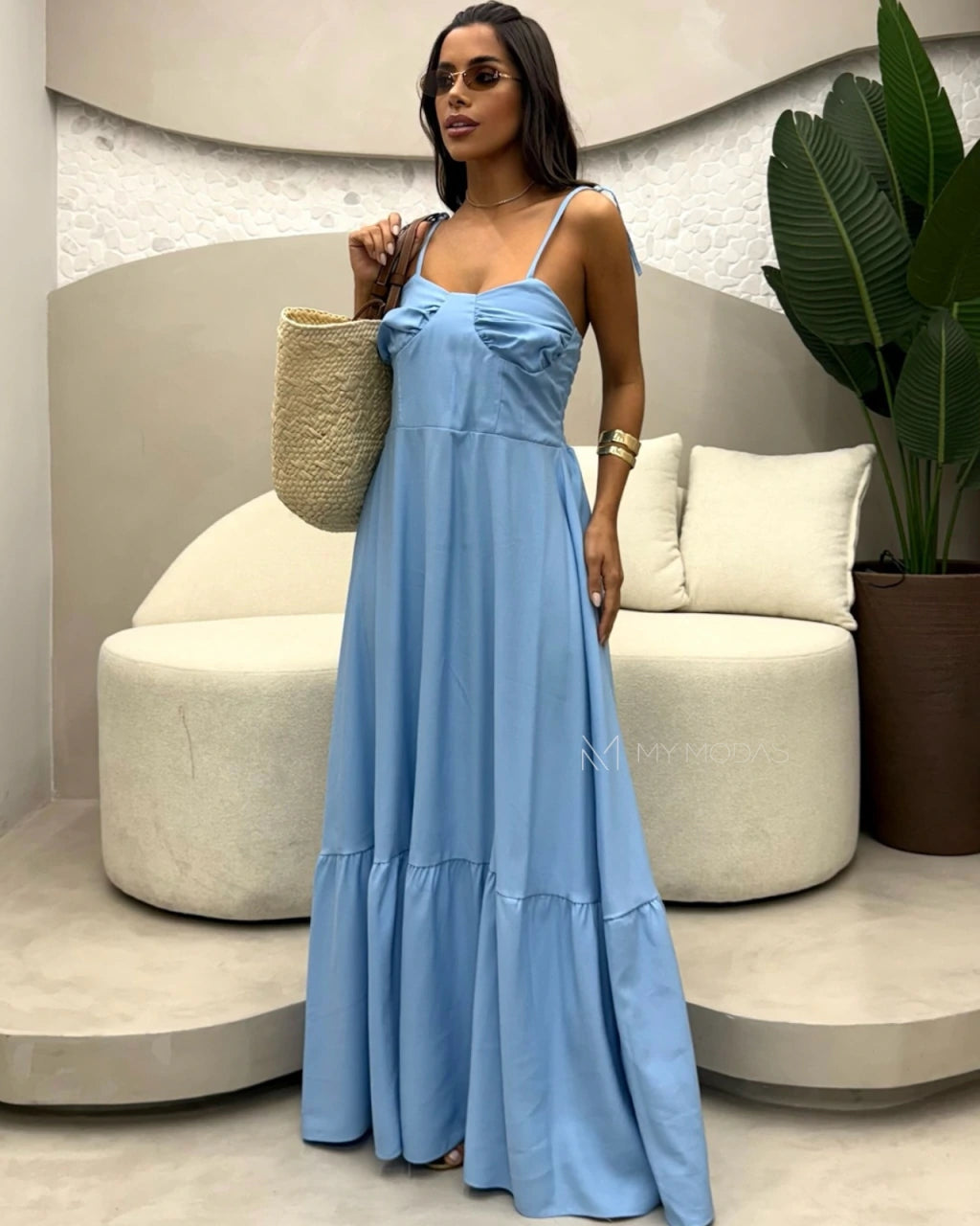 Vestido longo Mariah