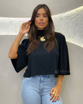 Blusa Visconlycra manga Ballon