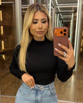 Blusa Cacharrel Peluciada por Dentro Canelada