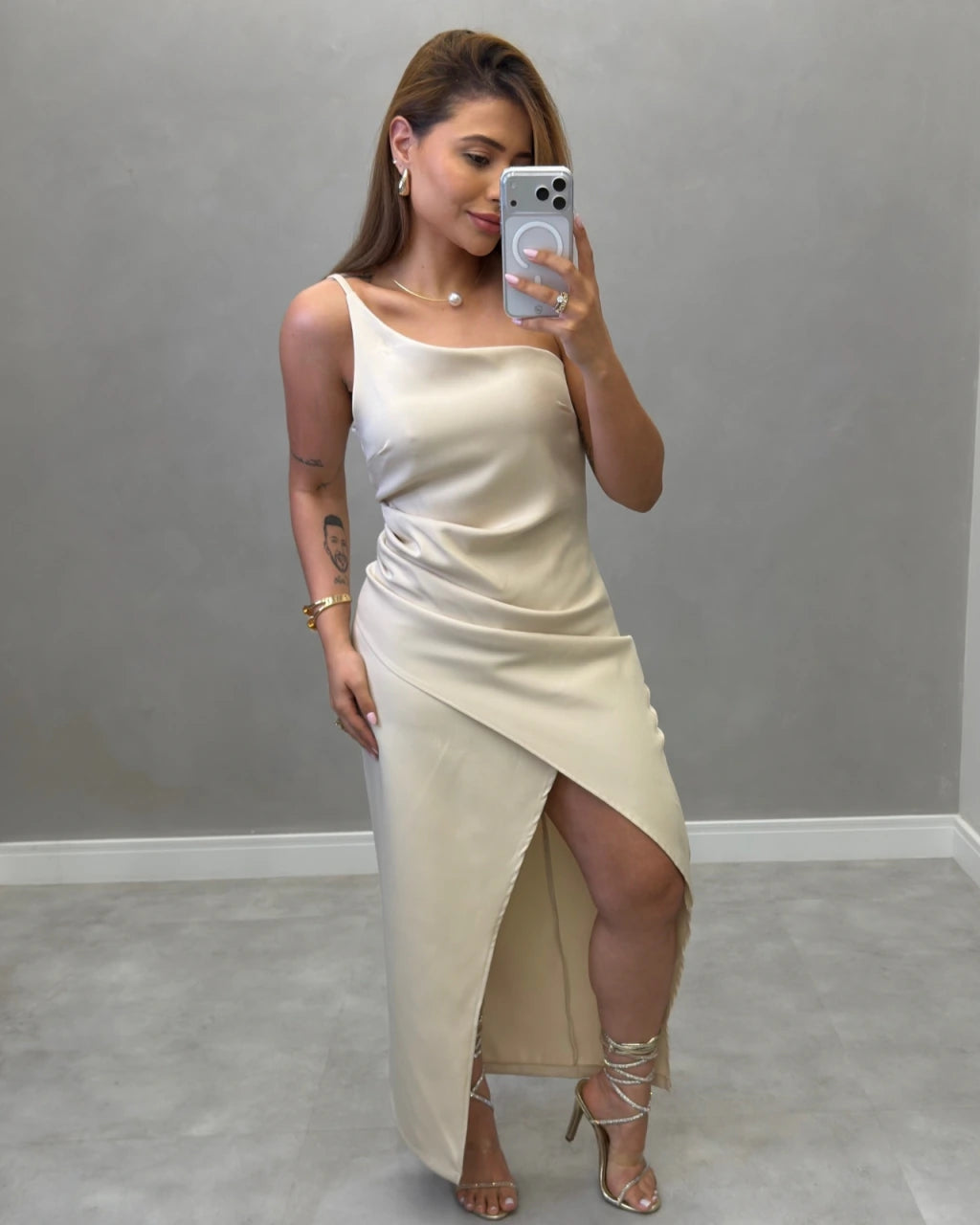 Vestido Mídi Alfaiataria
