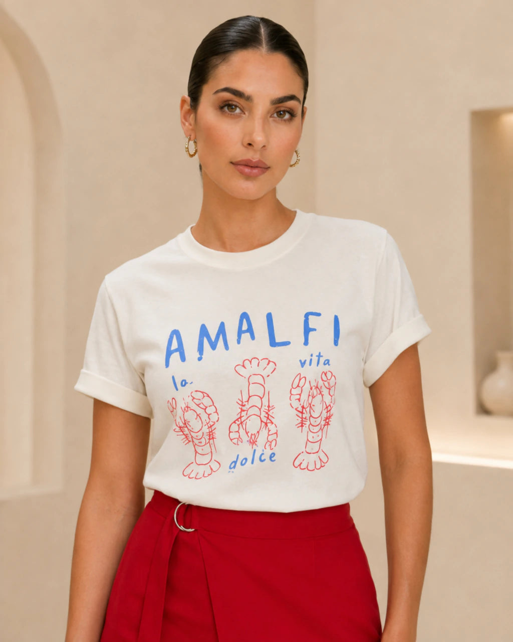 T-shirt Amalfi Algodão