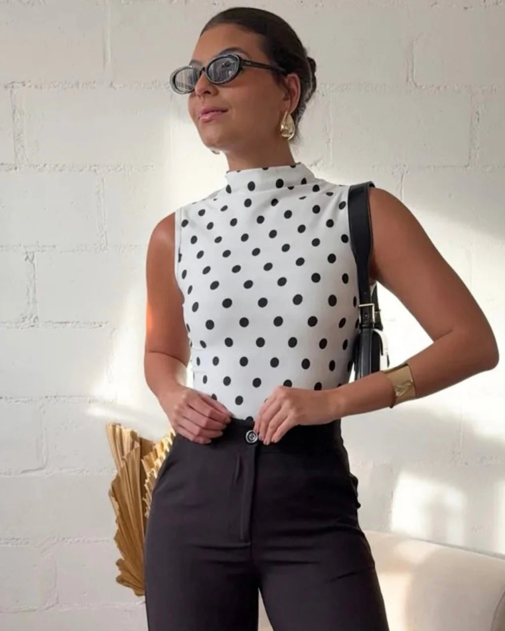 Blusa poá Zara