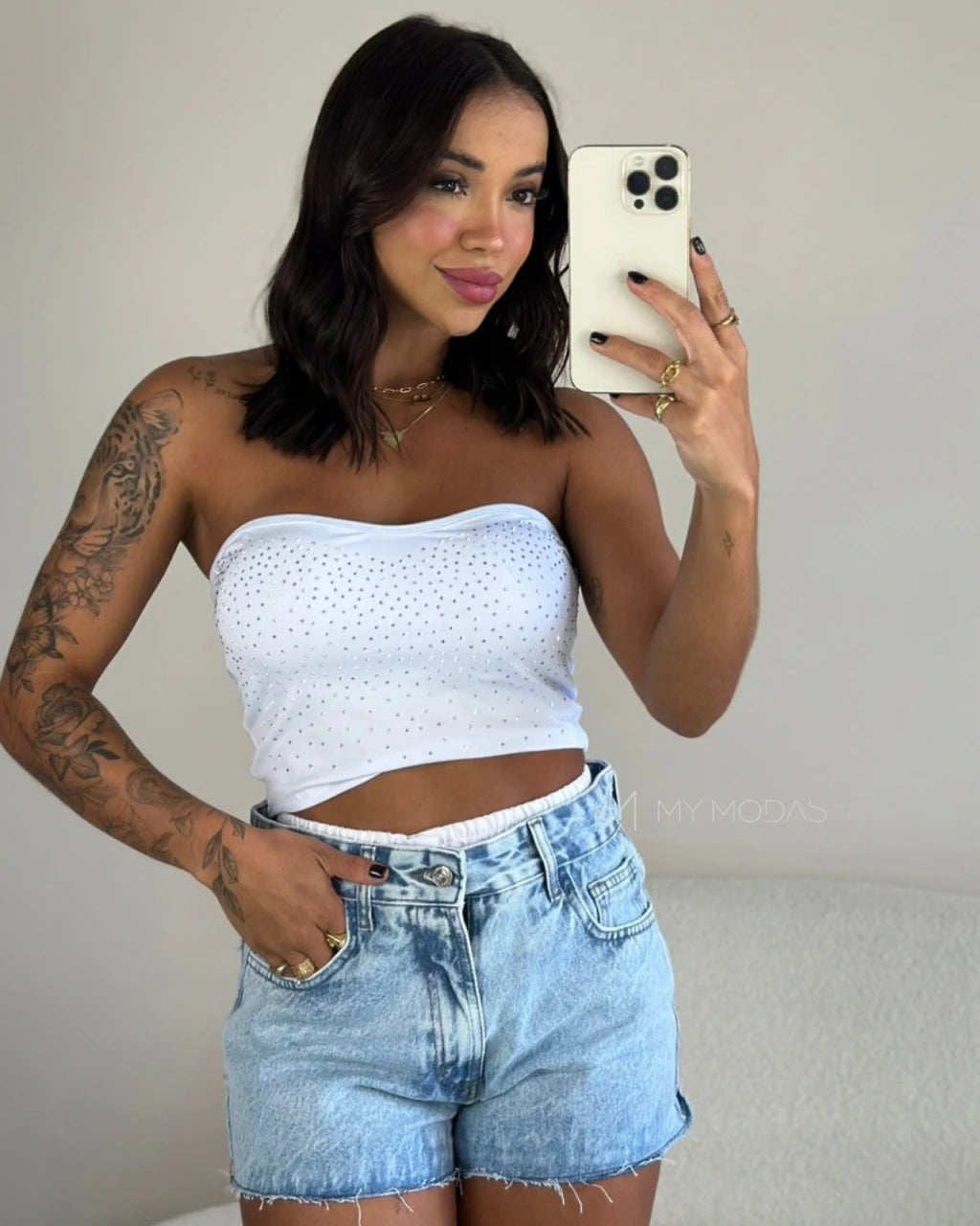 Shorts jeans cós