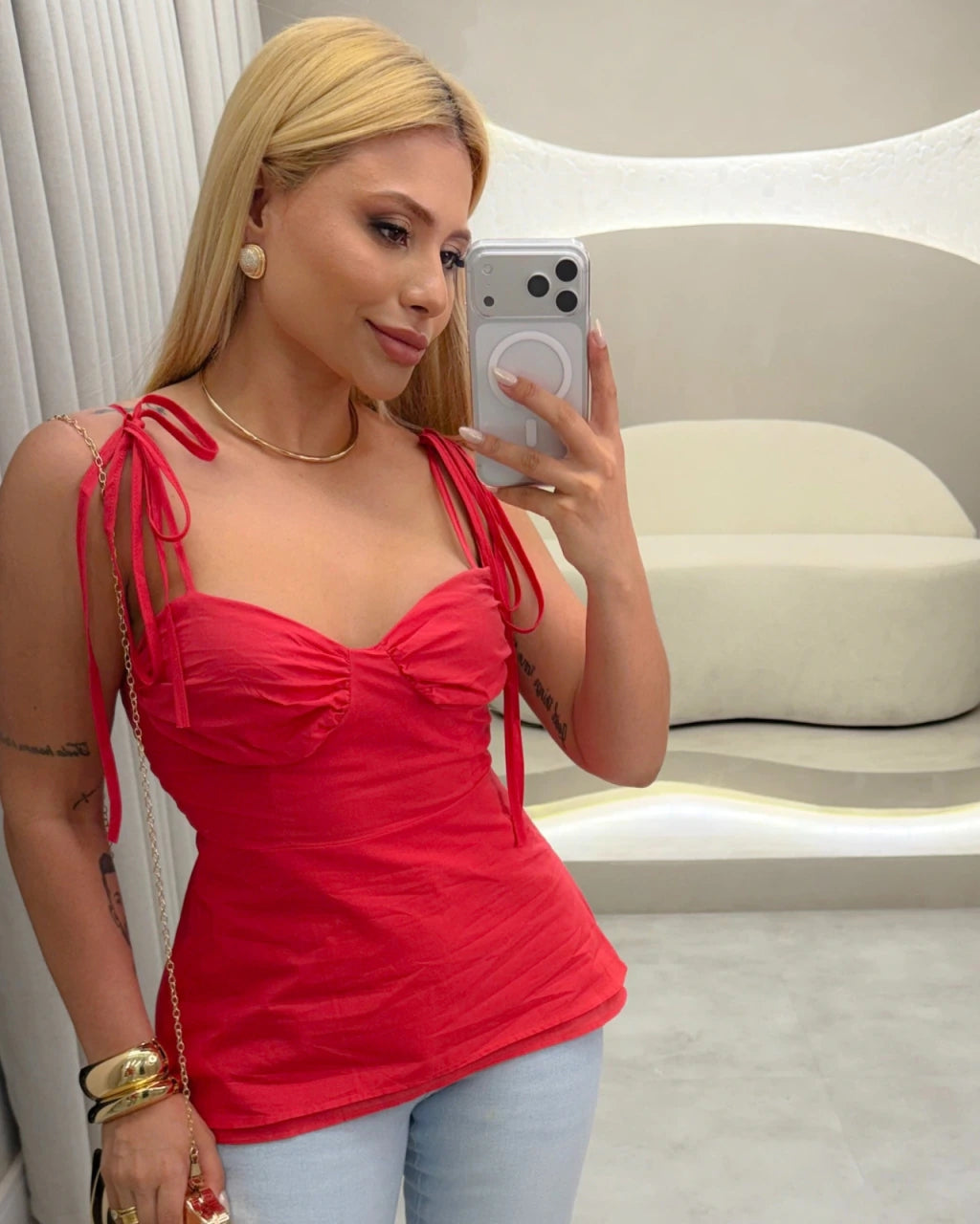 Blusa linho ruby