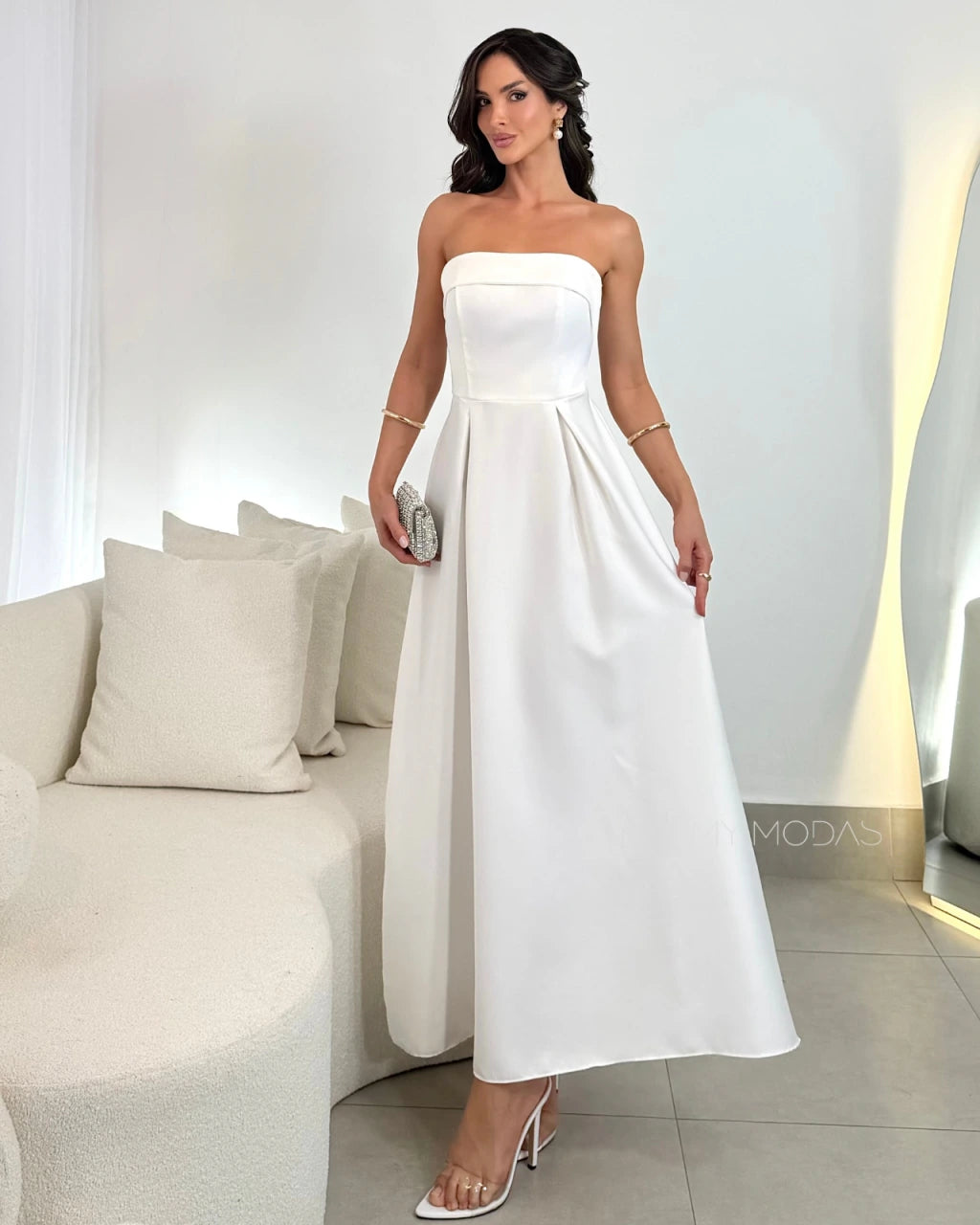 Vestido mídi Messina
