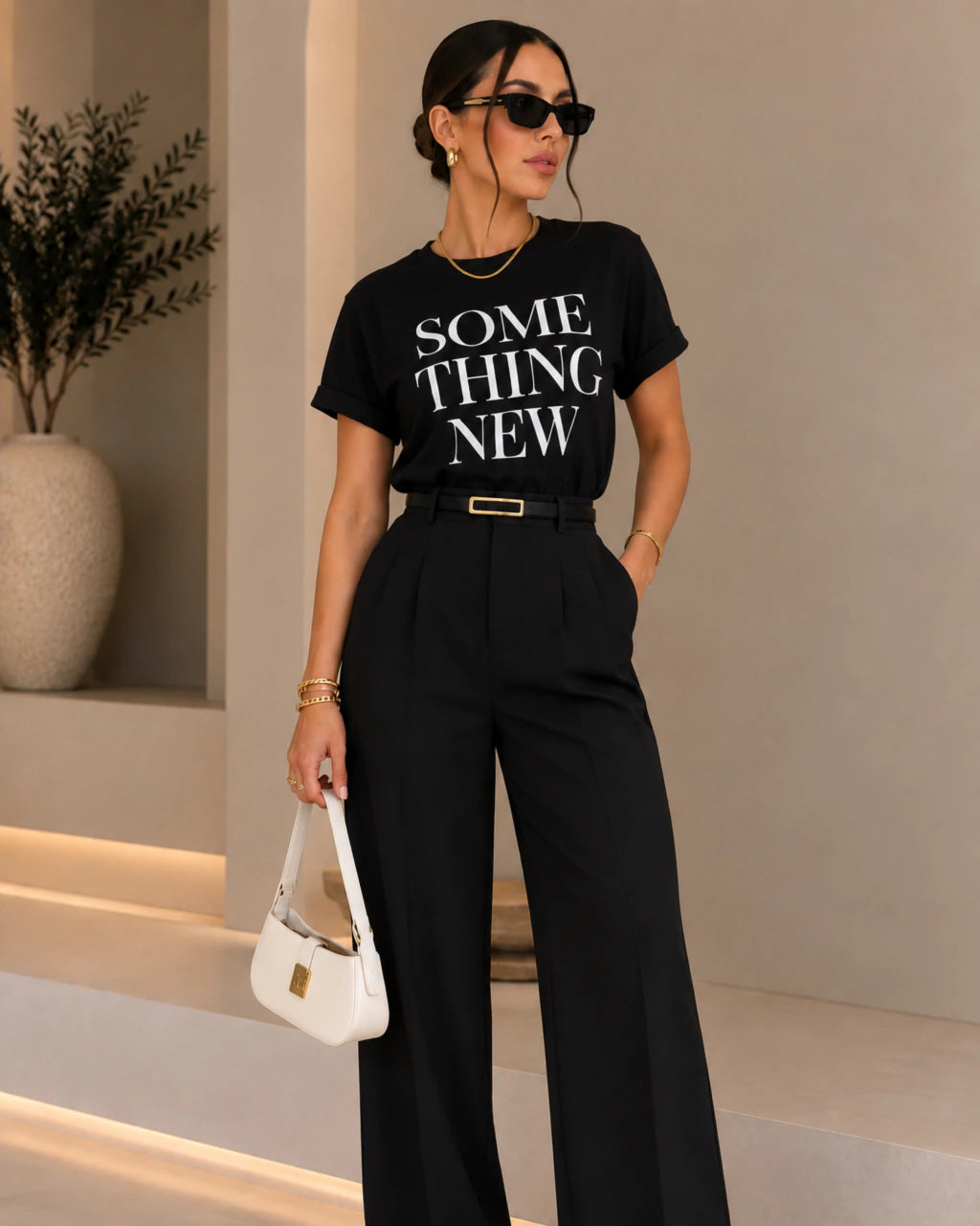 T Shirts algodão Some Thing New