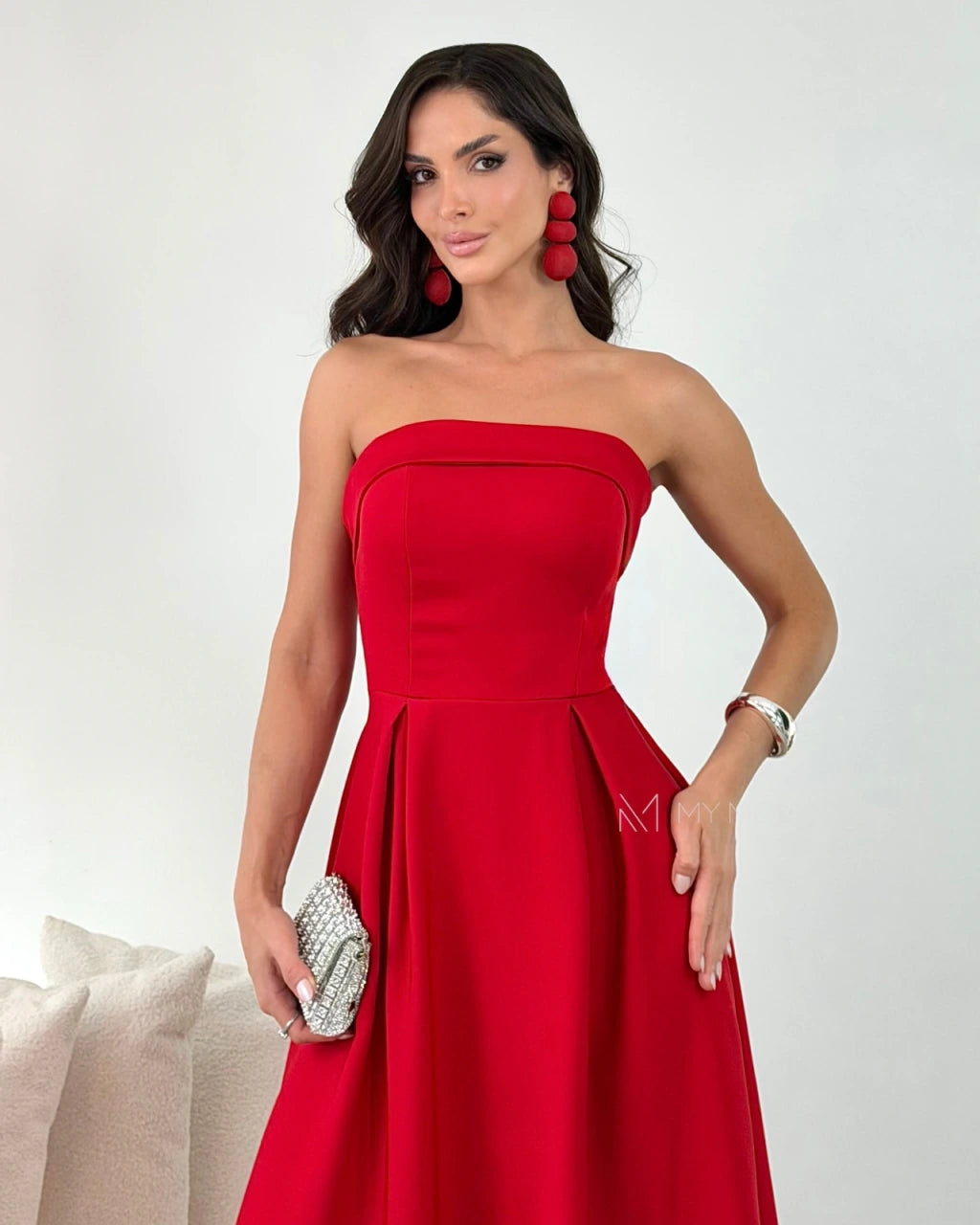 Vestido mídi Messina