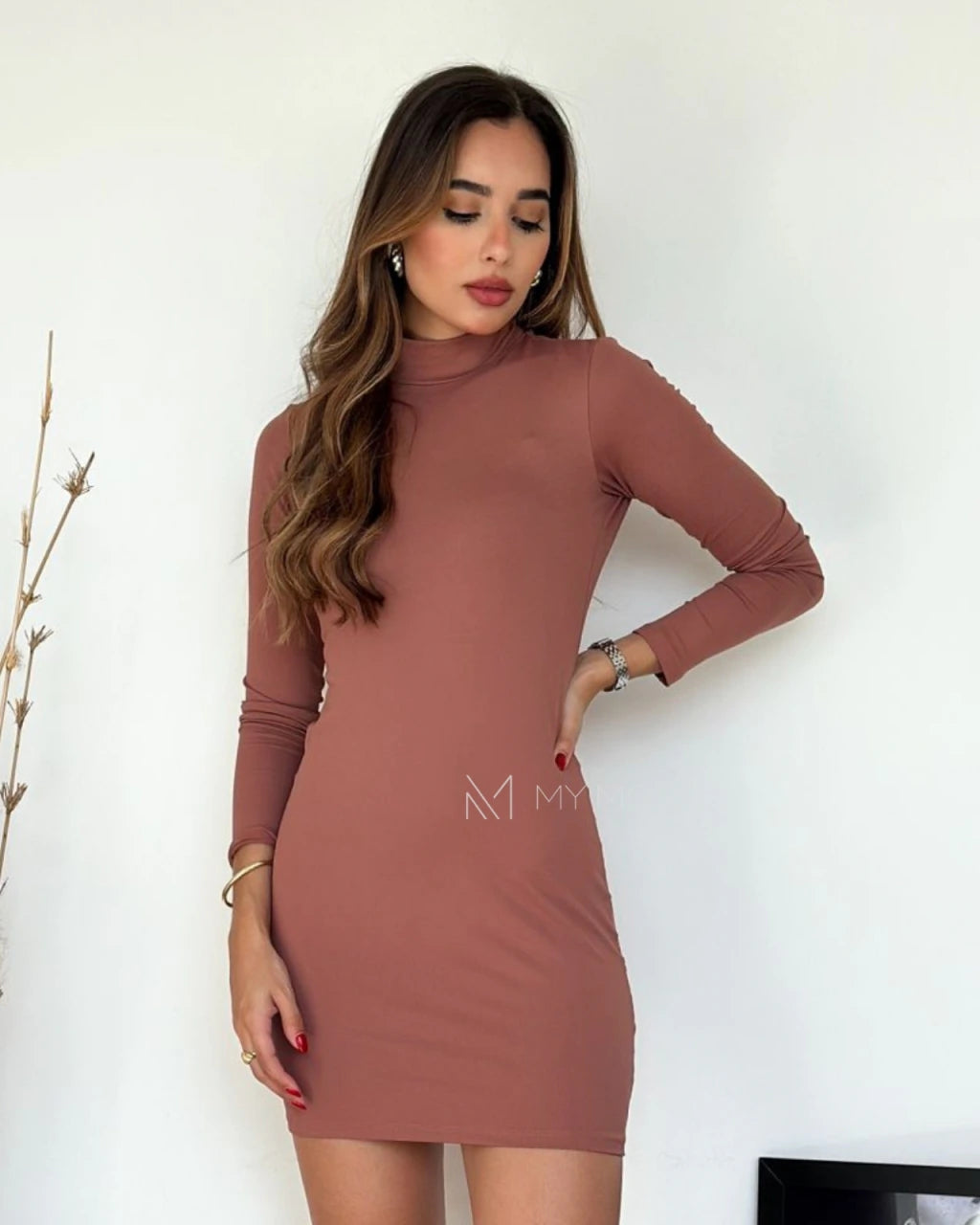 Vestido poliamida cacharel