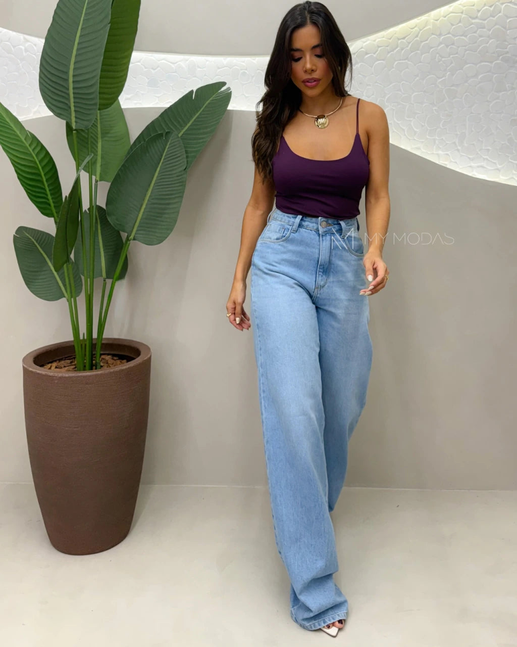 Blusa poliamida alcinha
