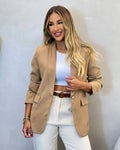 Blazer Alfaiataria Forrado com Botões