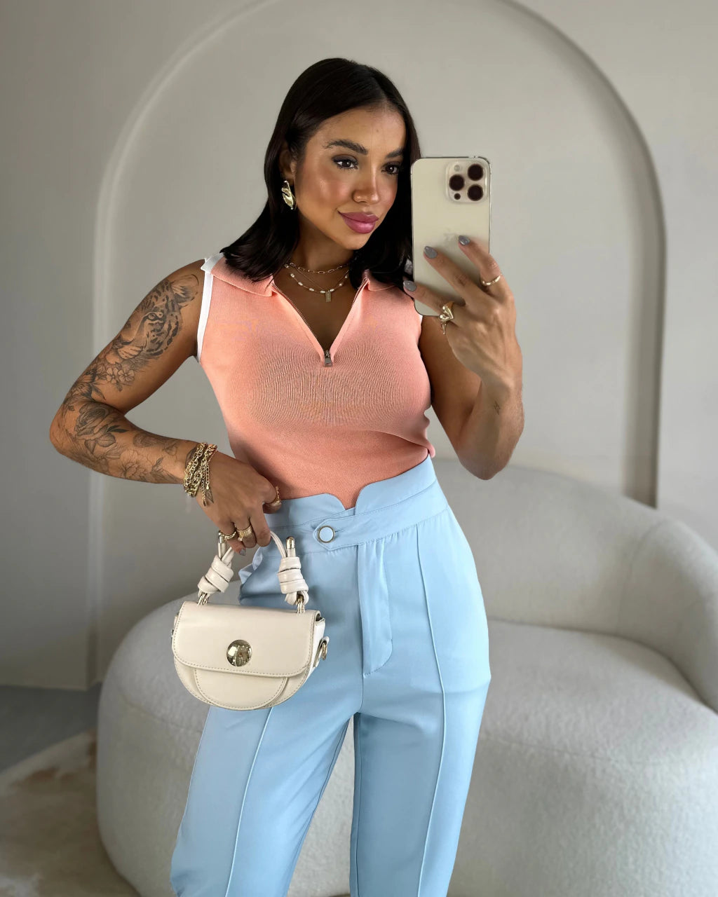 Calça alfaiataria Kimberly