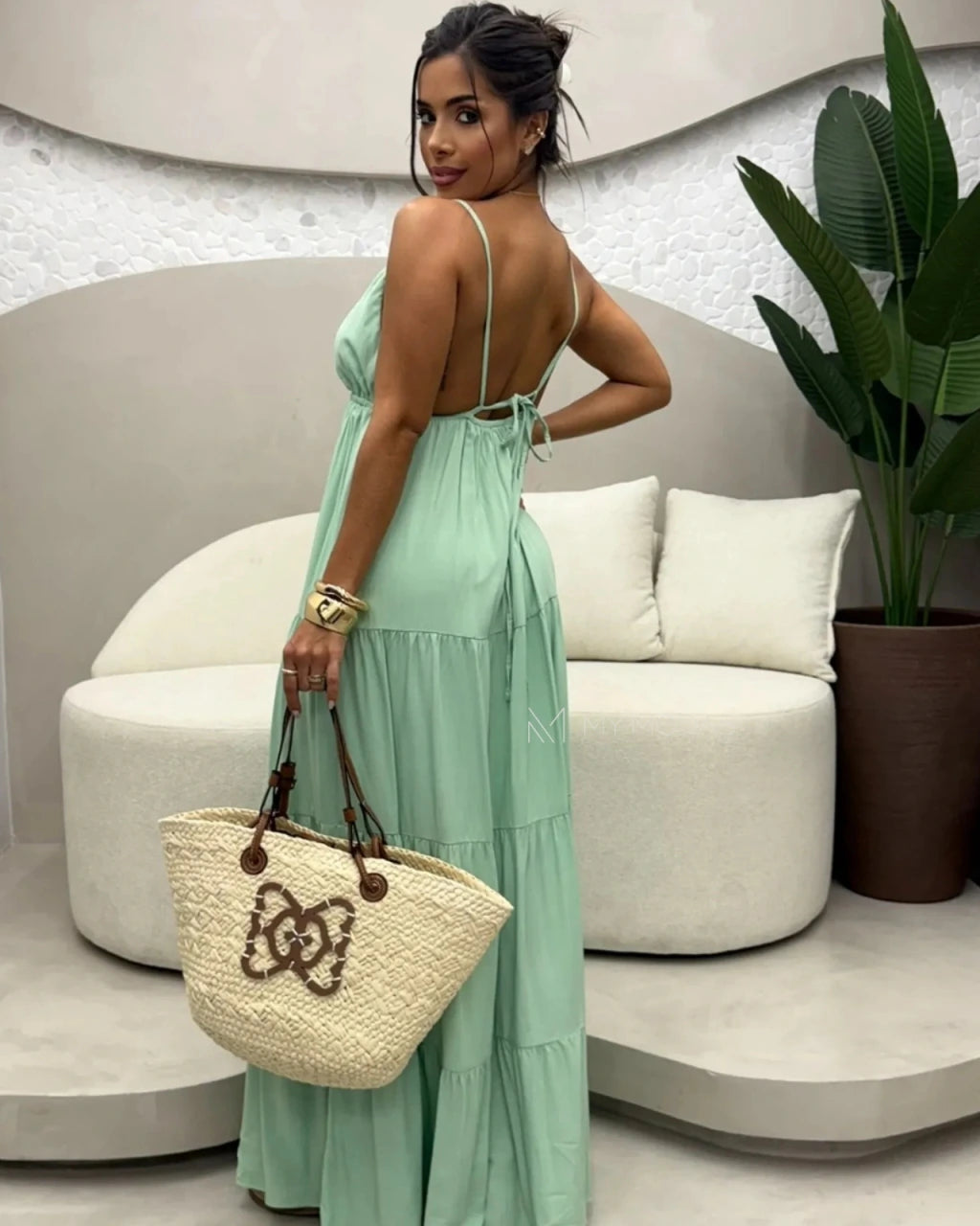 Vestido Rafaelly viscolinho pré lavado