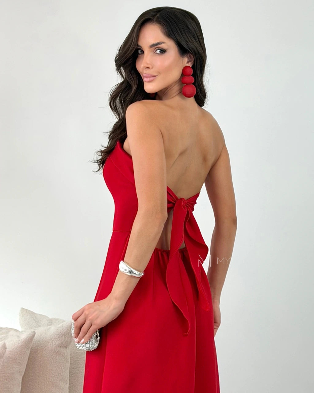 Vestido mídi Messina