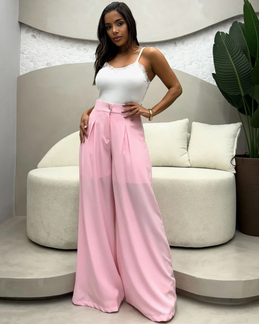 Body canelado premium com renda