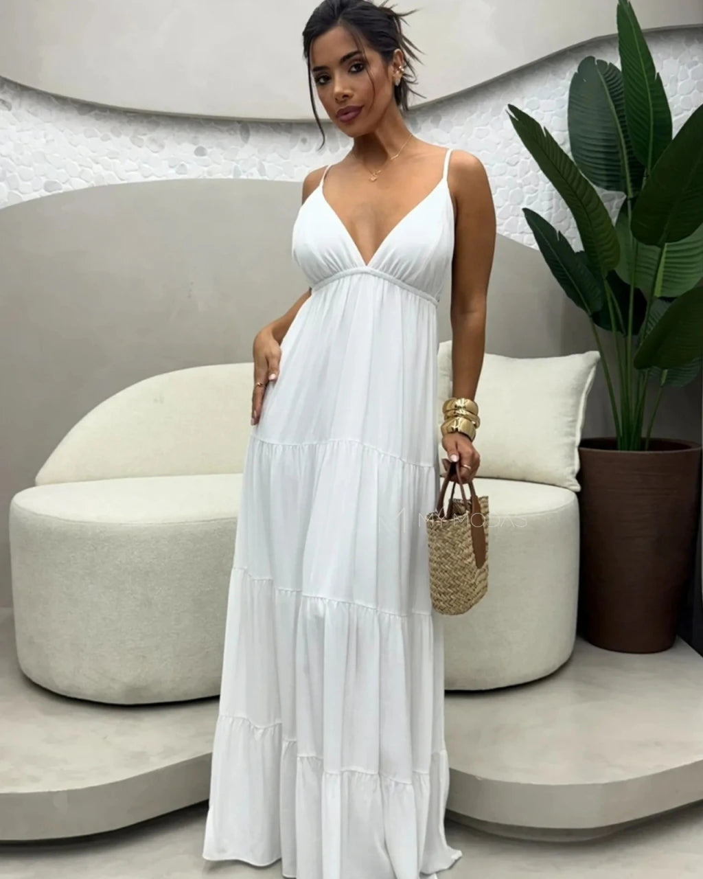 Vestido Rafaelly viscolinho pré lavado
