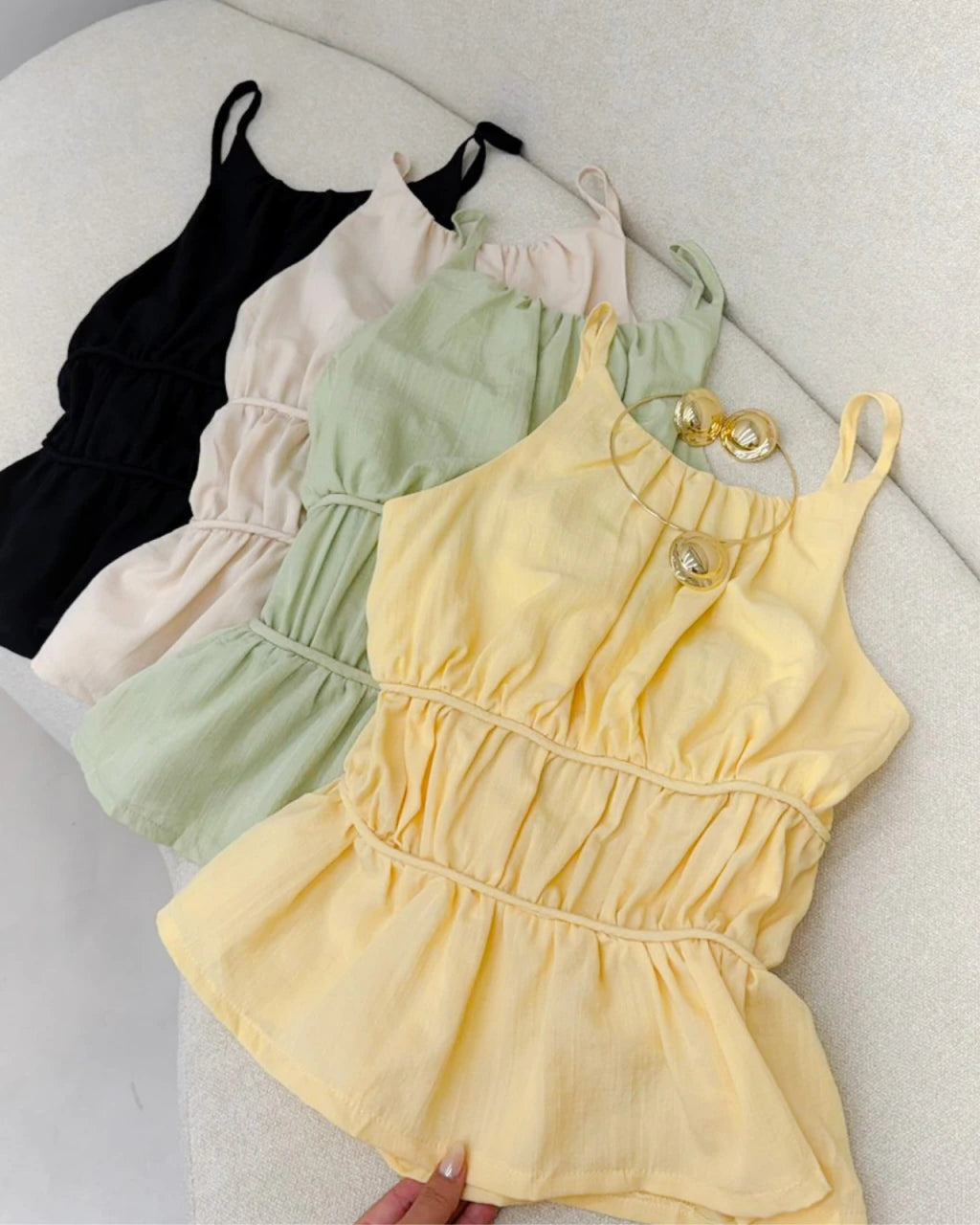 Blusa Viscolinho pre lavado Magnólia