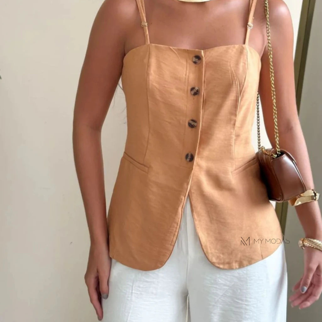 Blusa Drika Alfaiataria Marrante