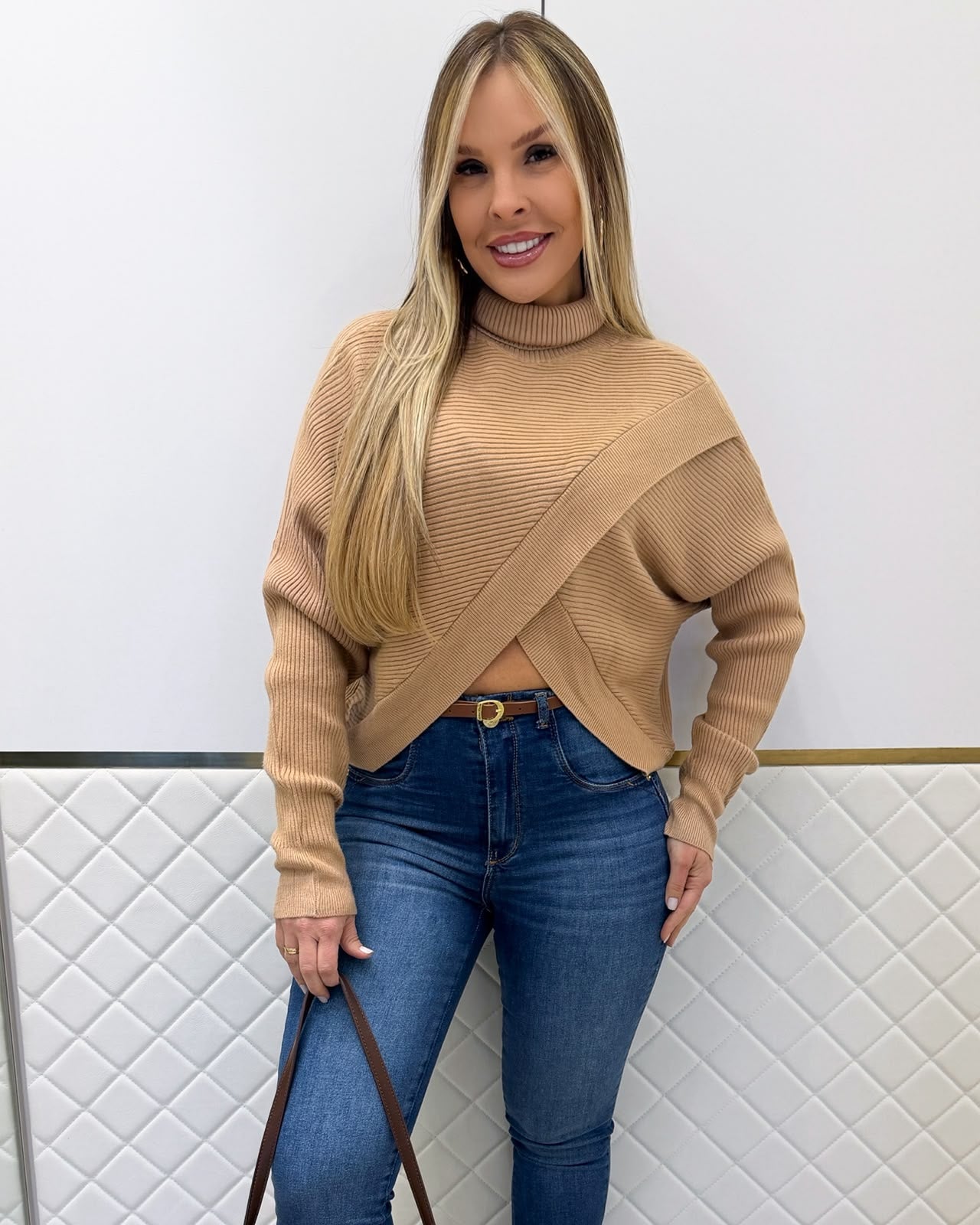 Cropped Modal Samanta Bege 134998