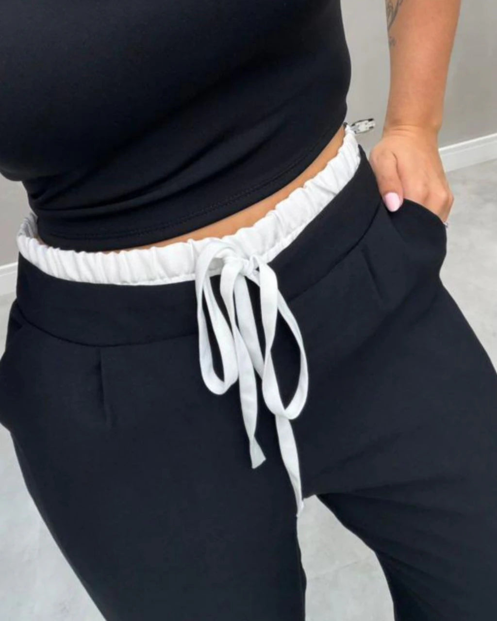Calça Virgínia cós duplo