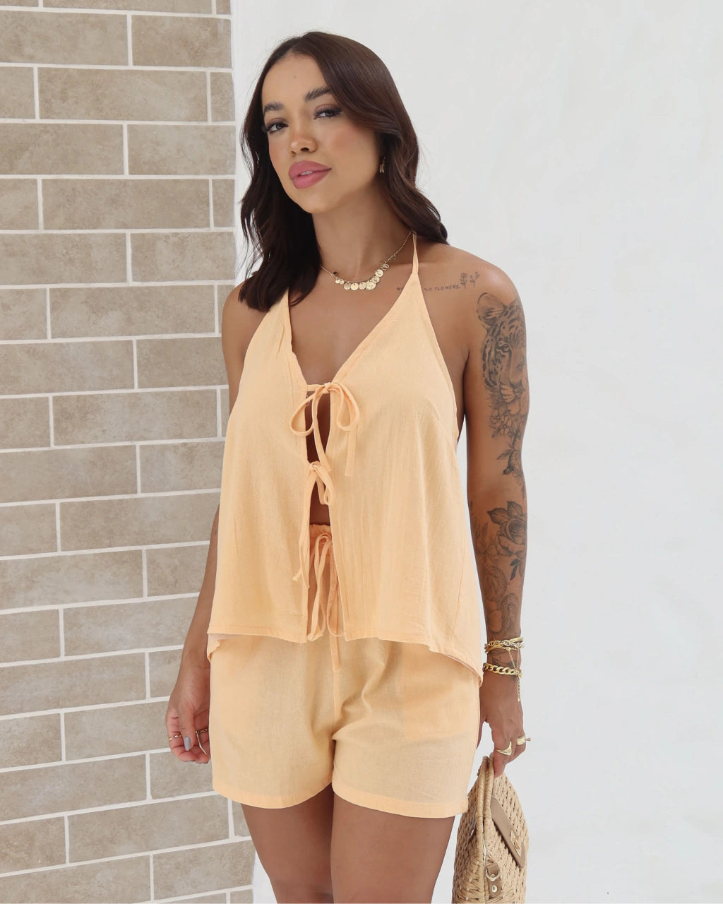 Conjunto myla Viscolinho pré lavado forrado