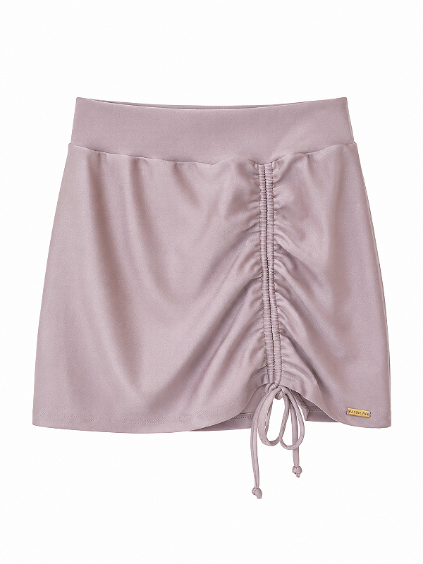 Saia Franzida Glow Chocolate ( valor somente da saia )