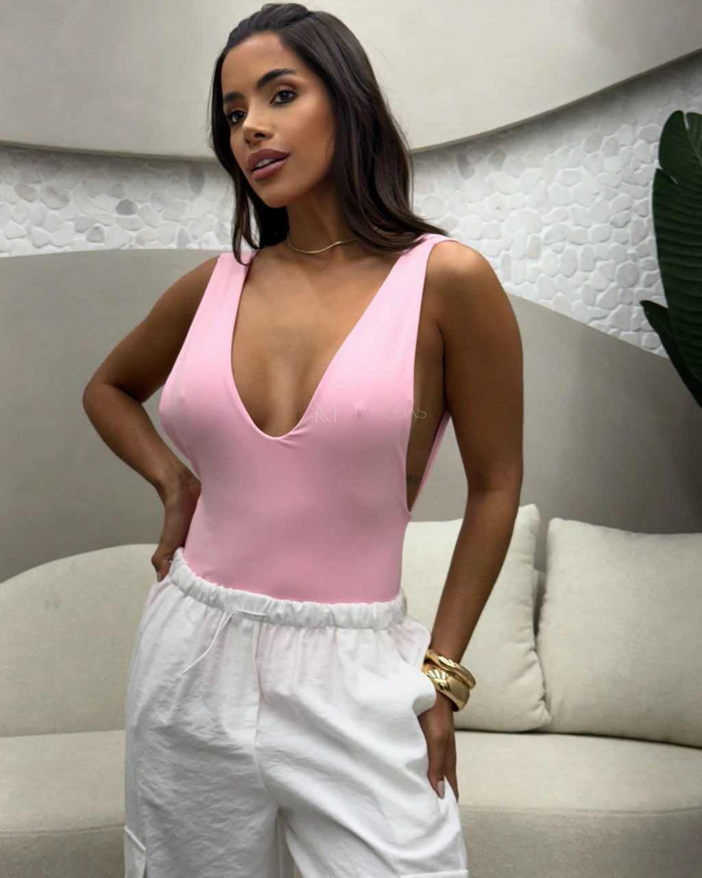 Body Poliamida com Elastano