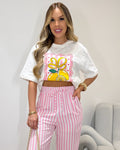 Camisetão Lucia Limão Rosa 136028