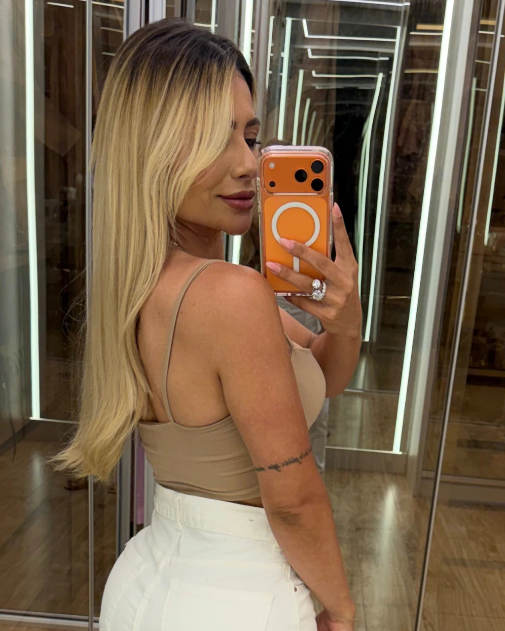 Cropped duplo alcinha