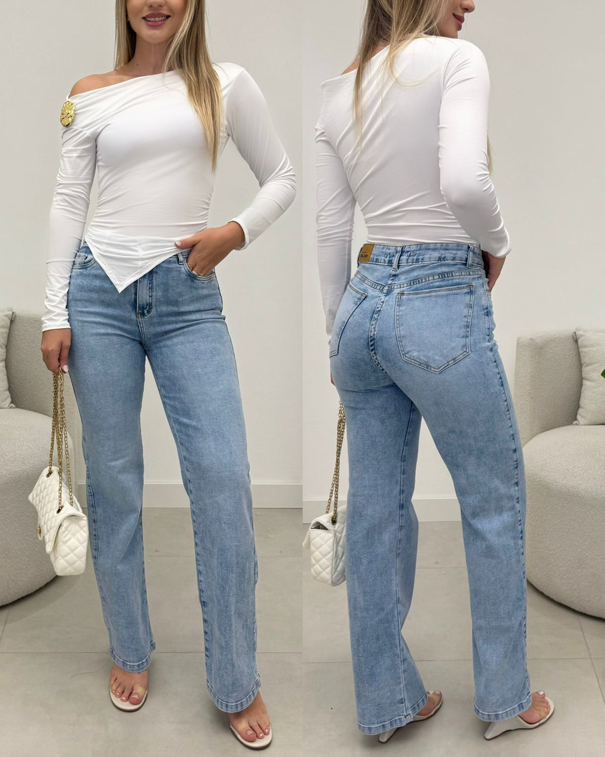 Calça Jeans Delavê Chaiane 133819
