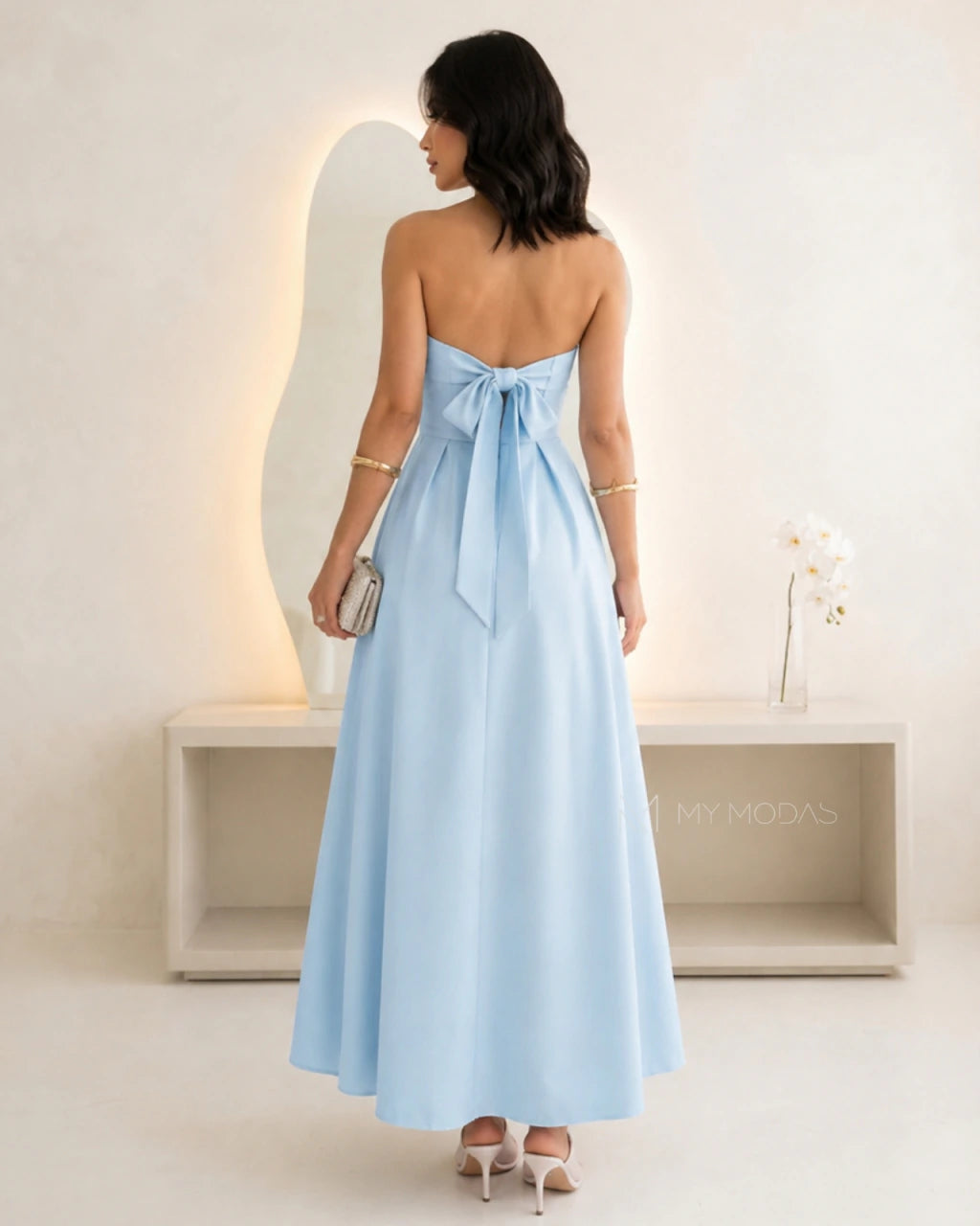 Vestido mídi Messina