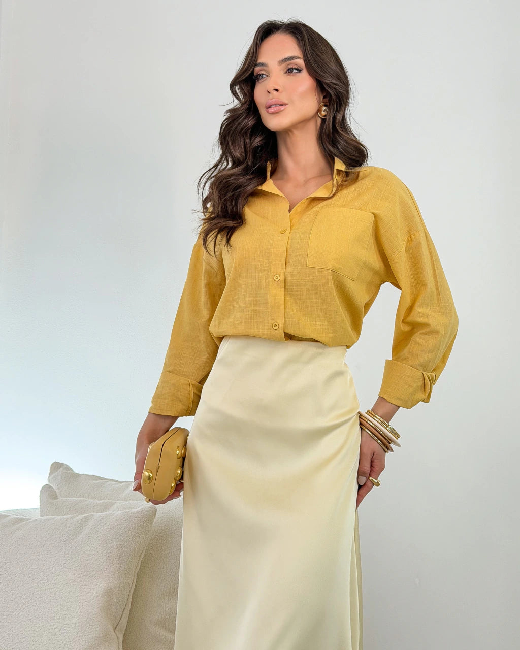 Camisa Thayna com Fenda