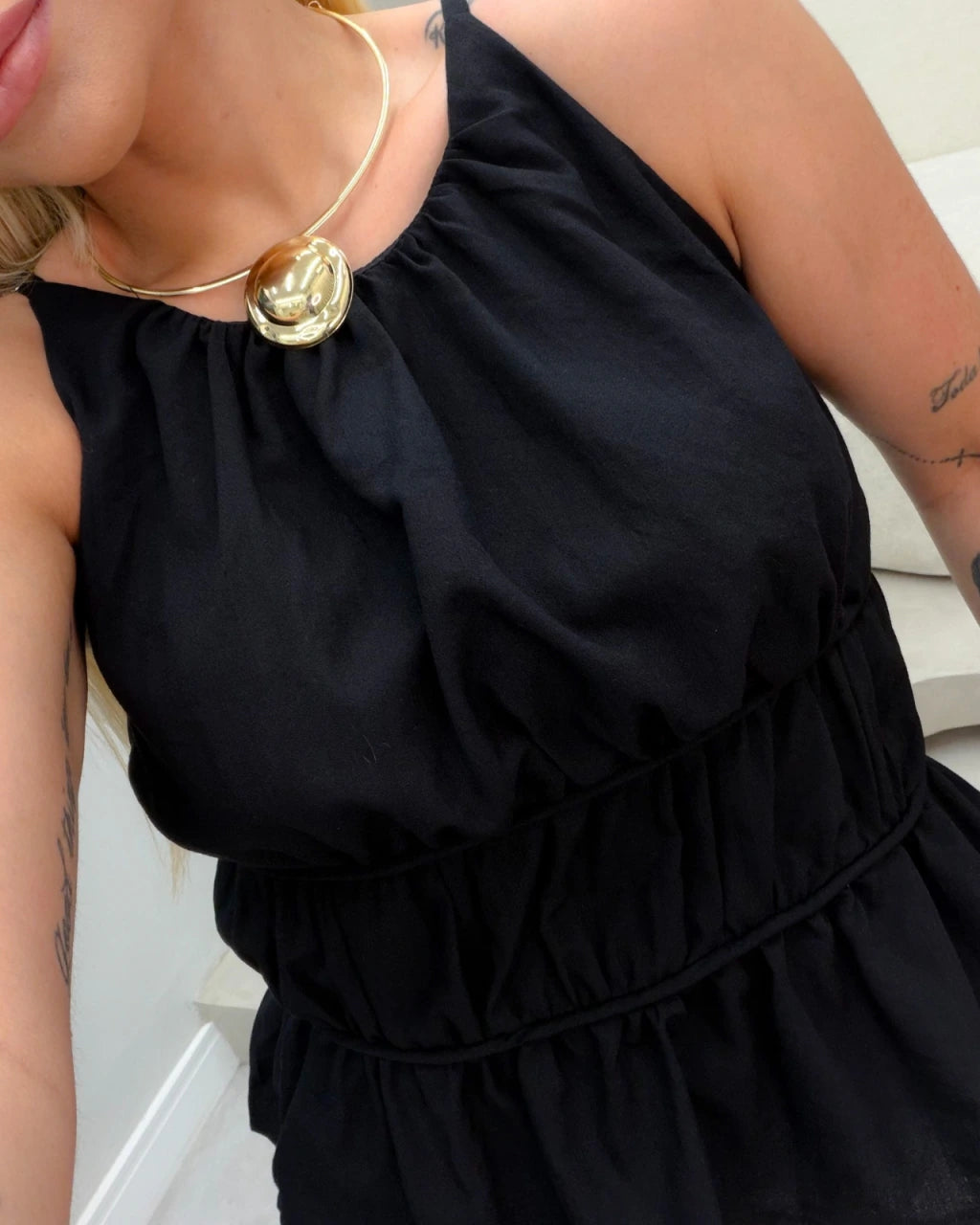 Blusa Viscolinho pre lavado Magnólia
