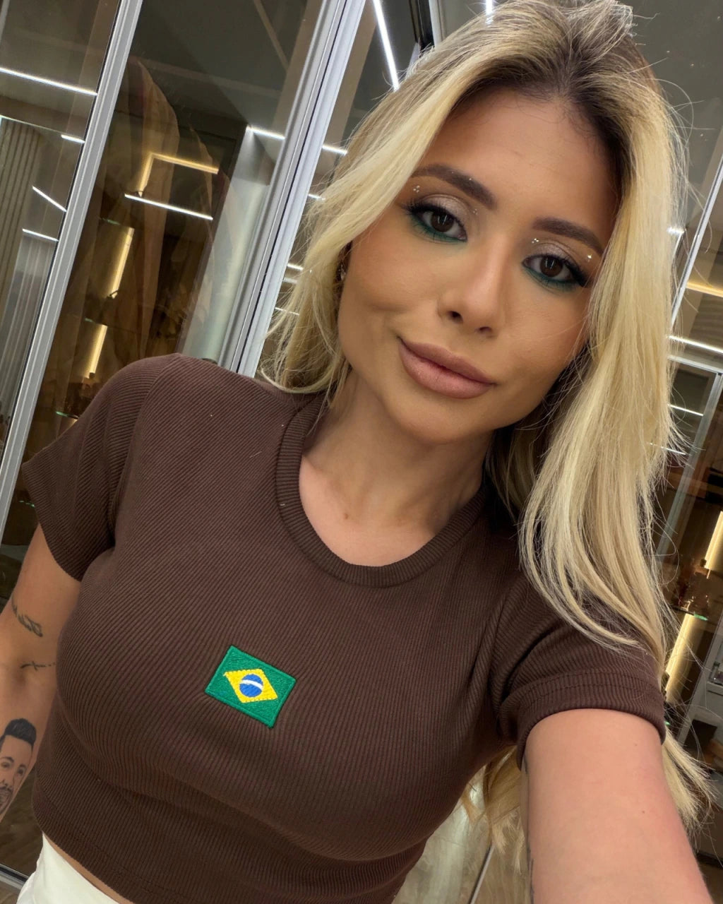 Cropped Brasil bandeira