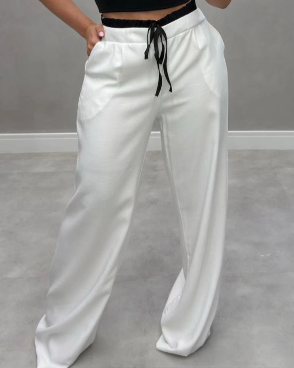 Calça Virgínia cós duplo