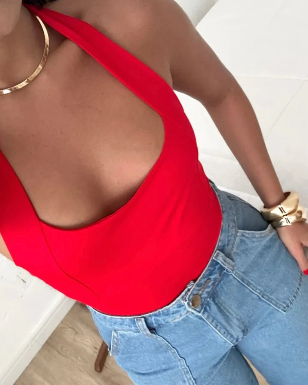 Blusa fenty poliamida