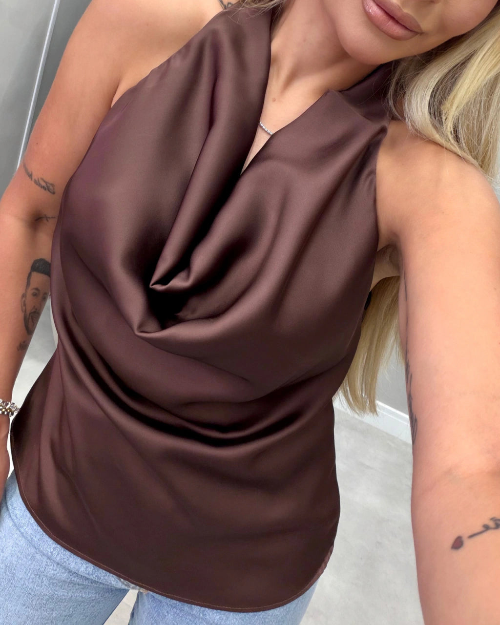 Blusa cetim Milano