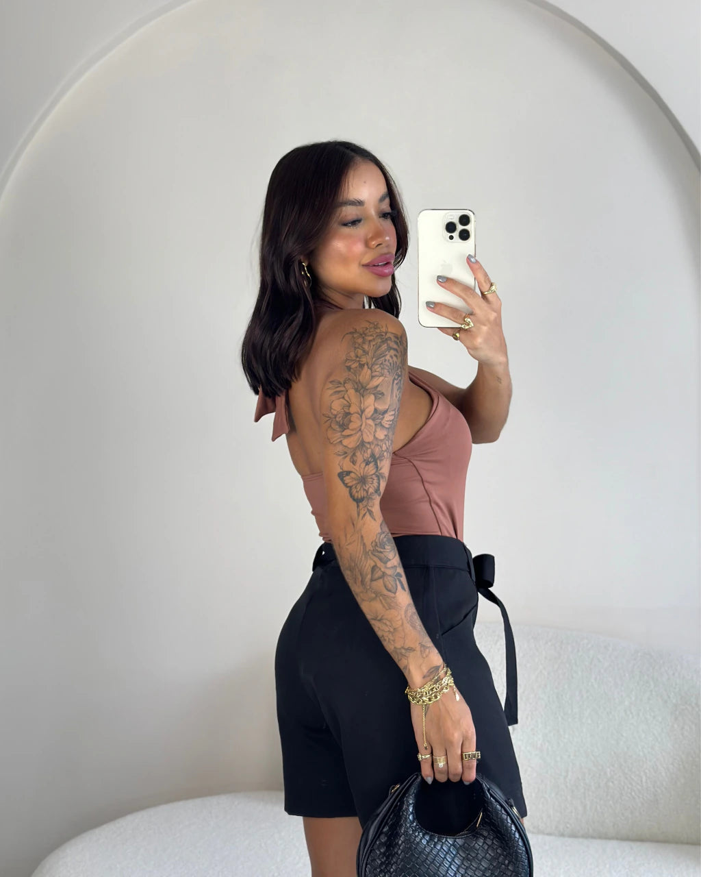Shorts saia alfaiataria Miranda
