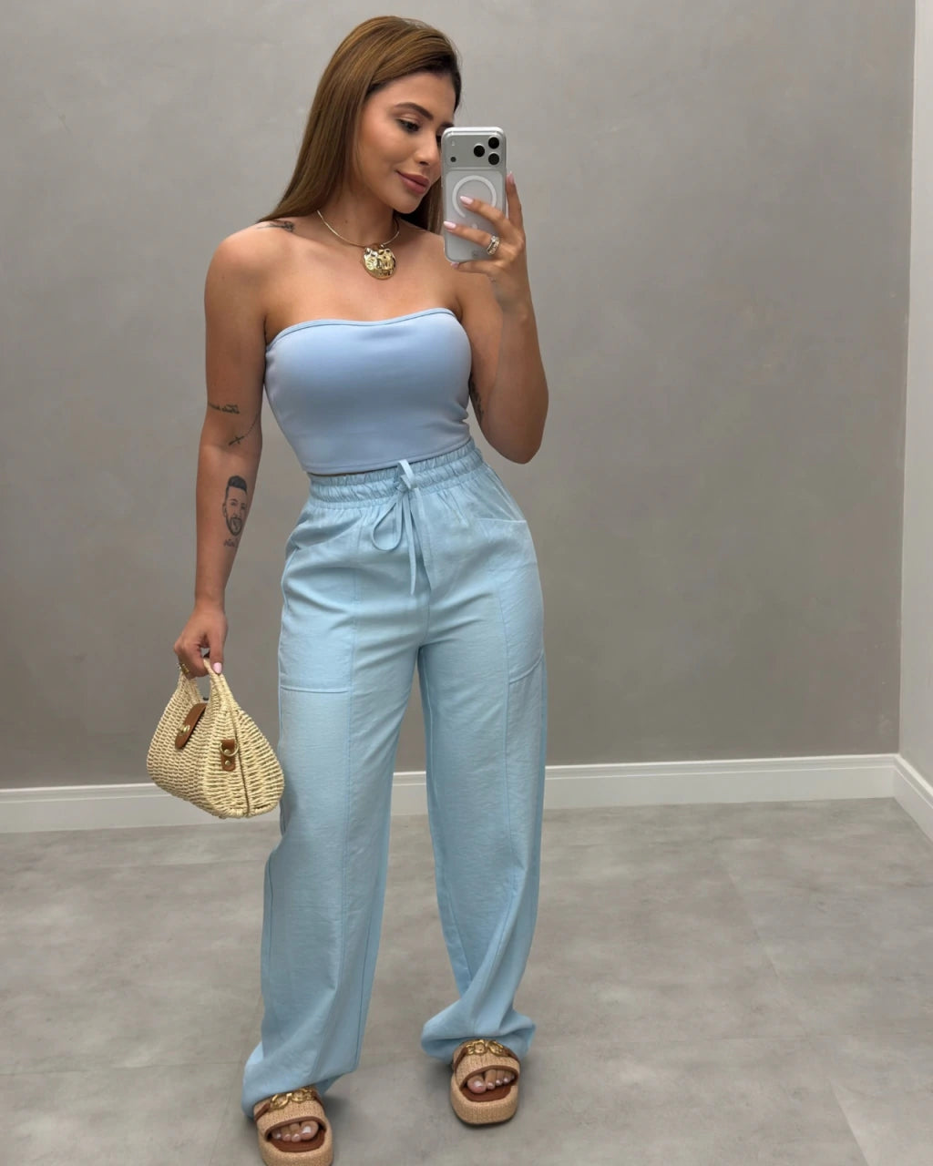 Cropped faixa com bojo