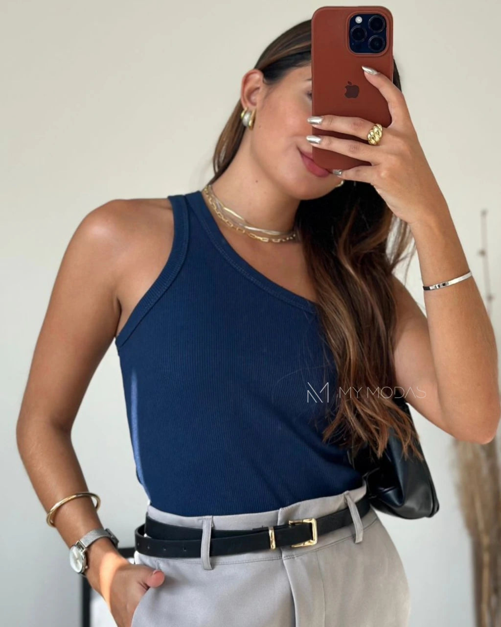 Blusa nula manga Valentina