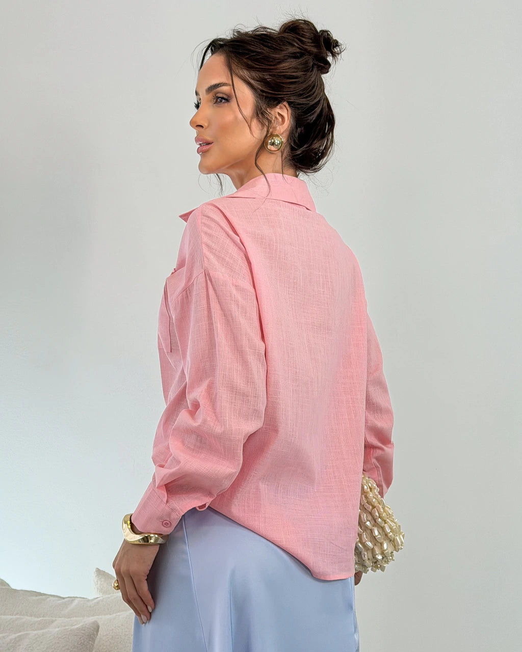 Camisa Thayna com Fenda