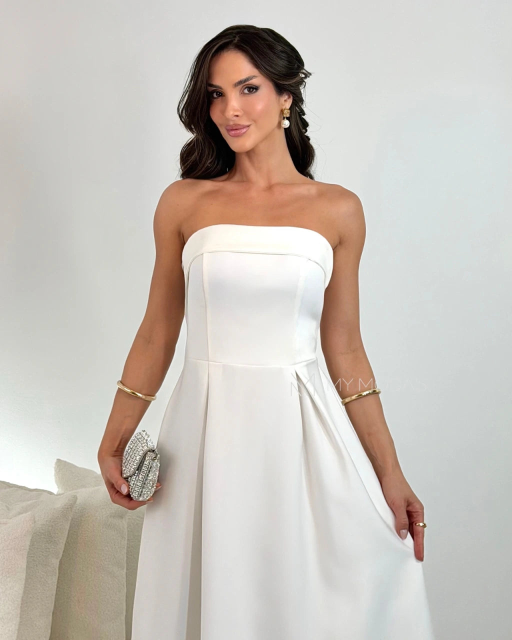 Vestido mídi Messina