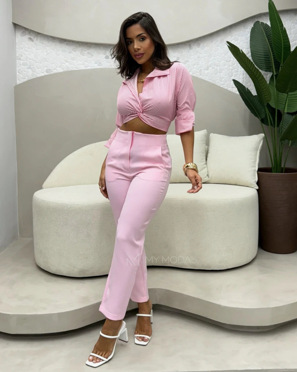 Cropped camisa Hanna